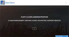 Desktop Screenshot of fleetclaims.co.uk