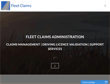 Tablet Screenshot of fleetclaims.co.uk
